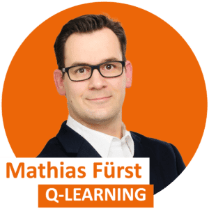 Dozent Mathias Fürst für Q-Learning.